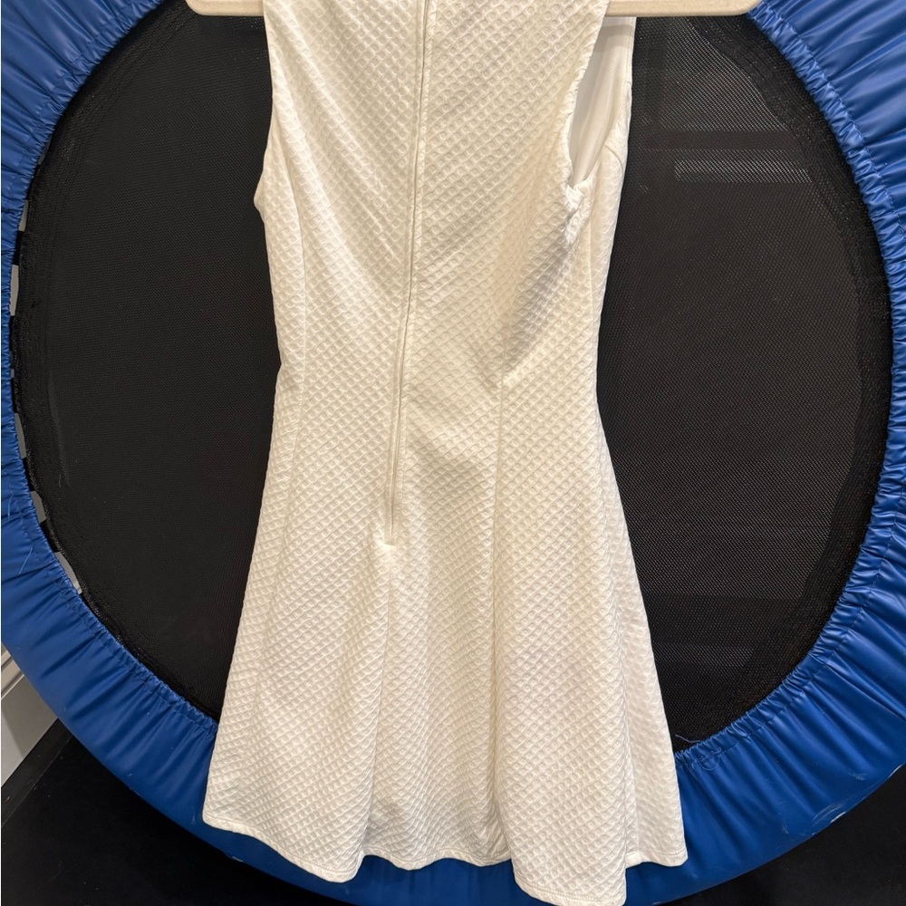 Teeze Me White Textured Dress